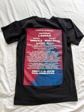Made in America Festival 2018 Lineup Tee, small